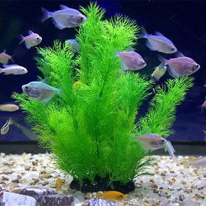 인공 수족관 장식 식물 수중 물 잔디 수족관 장식을위한 물고기 탱크 수족관에 대한 수생 플라스틱 식물