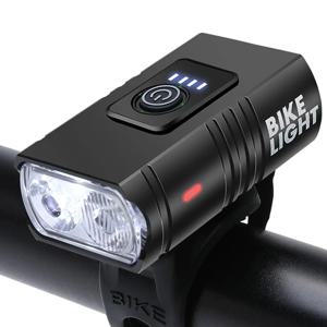 USB 충전식 자전거 전조등, T6 LED 조명, MTB 손전등, 사이클링 자전거 전조등, 6 가지 모드