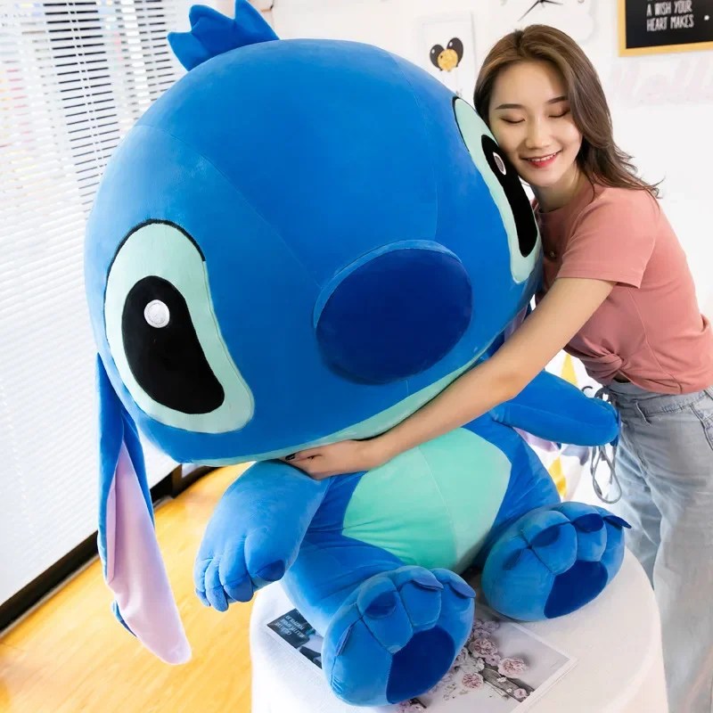 20-60cm 거대한 크기 릴로 & 스티치 커플 모델 만화 인형 봉제 인형 애니메이션 플러시 장난감 펜던트 장난감 베개 어린이 생일 선물