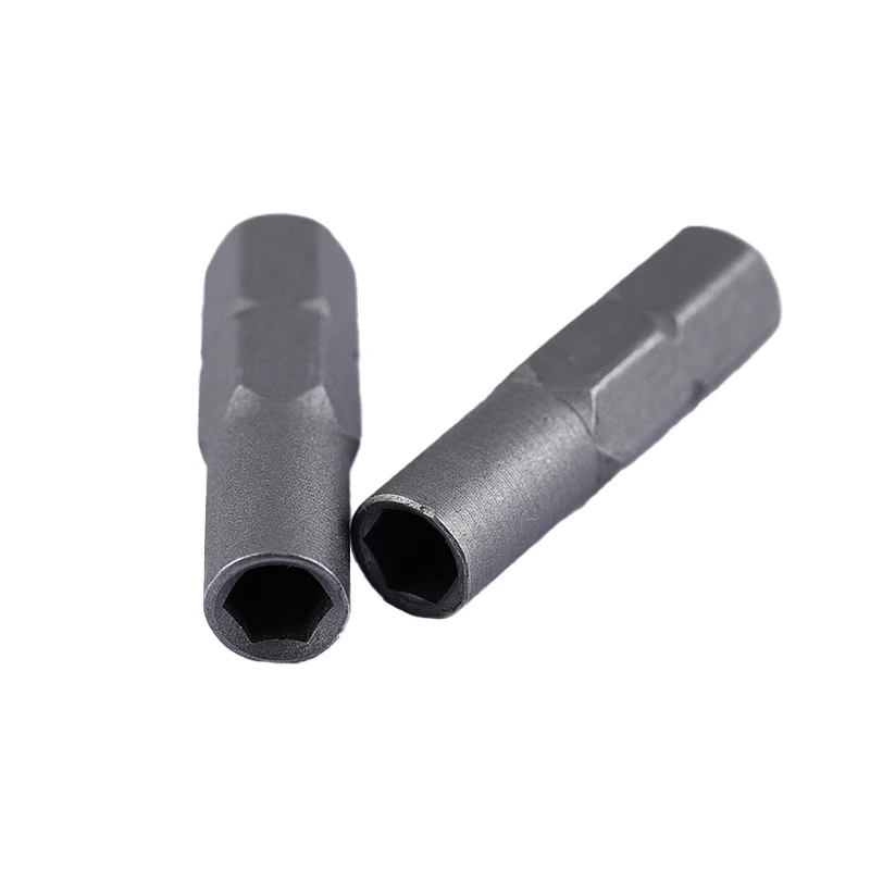 정밀 육각 비트 거치대 나사 공구용 전기 드라이버 비트 어댑터, 육각 섕크, 1/4 인치, 6.35mm, 4mm 소켓 드라이버 비트, 1 개