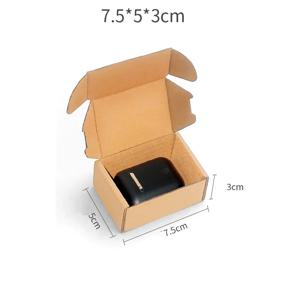 소형 판지 골판지 우편함, 소기업 선물 포장 비행기, 7.5x5x3cm, 로트당 10 개