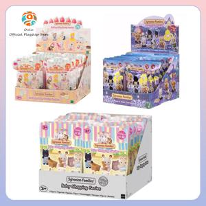 새로운 Sylvanian 가족 아기 인형 베이킹 파티 Sylvanian 가족 바다 가족 Kawaii 애니메이션 피규어 피규어 맞춤형 선물 장난감