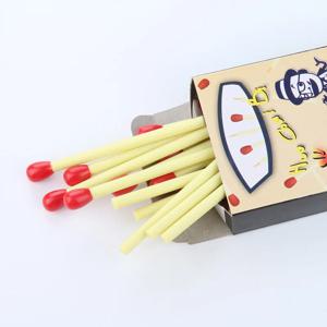 20 Pcs 편지지 귀여운 카와이 미니 성냥개비 크리 에이 티브 학교 사무실 공급 볼펜 matche 재미 있은 무료 사은품 참신