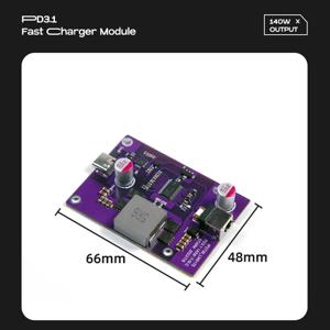 140W 고속 충전 데스크탑 충전기 12-32V 벅-부스트 DC5.5X2.5mm - PD3.1 변환 모듈 유형-C 출력 고전력, B2-AB01