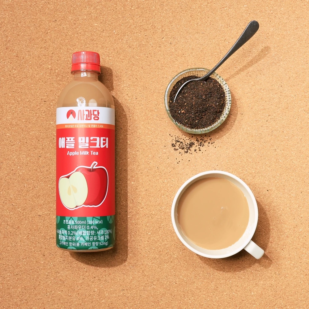[사과당] 애플밀크티 500ml 3개