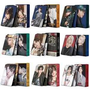 새로운 55 개/대 Kpop 새 앨범 HOP 사진 카드 FELIX HYUNJIN Bangchan I.N 포토 카드 한국 스타 카드 팬 컬렉션 카드 선물