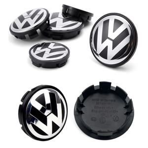 4pcs 55mm 56mm 65mm 70mm 자동차 휠 센터 허브 캡 커버 폭스 바겐 골프 폴로 Passat Touran CC B5 B6 B7 제타 액세서리