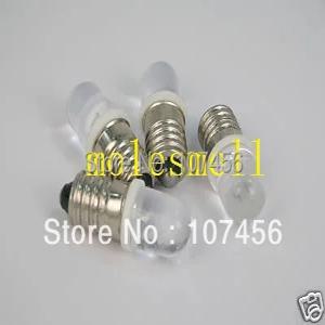 무료 배송 10 개 따뜻한 화이트 E10 12 볼트 Led 전구 램프 라이오넬 1447