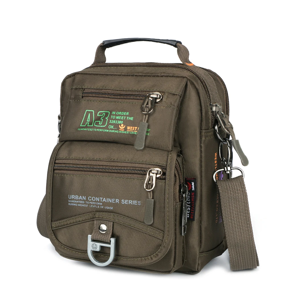 전술 남자 메신저 나일론 가방 야외 육군 다기능 여행 가방 방수 전화 어깨 군사 Crossbody 주머니 3705