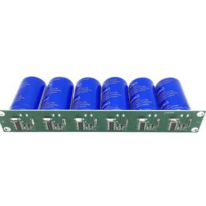 GDCPH 2.7V 500F 슈퍼 패러드 커패시터 16V83F 보호 보드가 있는 플랫 앵글 전해 커패시터 단일 행 Ultracapacitor