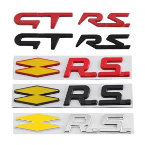 자동차 금속 GT RS 스포츠 배지 엠블럼 데칼 스티커 Renault Logan Clio Megane Kangoo 1 2 3 4 Captur Espace Twingo Duster Kadjar