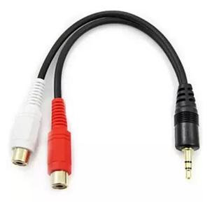 고품질 구리 3.5mm 남성 잭 3.5mm Aux 보조 케이블 코드-AV 2 RCA 여성 스테레오 음악 오디오 케이블