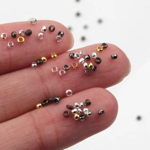 500 개/몫 혼합 색상 볼 크림프 엔드 비즈 직경 2 2.5 3 mm 스토퍼 스페이서 비즈 Diy 쥬얼리 결과 액세서리 만들기