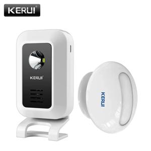 KERUI M7 웰컴 모션 센서 보안 경보, 32 곡 초인종 차임, 무선 스마트 홈 LED 야간 조명, 문짝 창문 상점