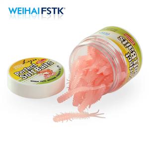 실리콘 웜 소프트 낚시 미끼 4cm 0.4g 인공 고무 지렁이 미끼 유연한 미끼 Pesca Jig 송어 지그 소프트 미끼