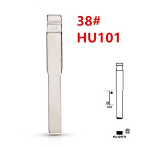 10pcs 자르지 않은 금속 38 #   KD keydiy xhorse VVDI 리모컨 범용 No.38 용 포드 포커스 용 HU101