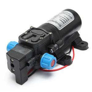 DC12V 60W 120PSI 5L/MIN 농업 전기 워터 펌프 블랙 마이크로 고압 다이어프램 물 분무기 세차 12 V 어댑터