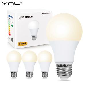 E27 LED 전구 램프, AC 220V, SMD2835, 3W, 6W, 9W, 12W, 15W, 18W, Lampada LED 전구, 거실, 가정 실내 LED 봄빌라, 로트당 4 개