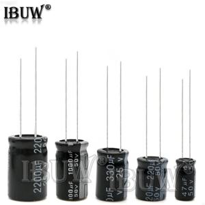 전해 커패시터 6.3V 16V 25V 35V 50V 63V 200V 400V 450V 10UF 22UF 47UF 100UF 220UF 470UF 1000UF 0.1UF 0.22UF
