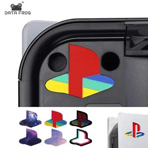 DATA FROG PS5 콘솔 로고 언더레이 스티커, PS5 콘솔 디스크 버전 및 디지털 버전용 맞춤형 비닐 데칼 스킨, 6 개