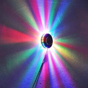 5W 미니 디스코 램프 48LED RGB 홈 파티 디스코 조명 무대 백라이트 벽 장식 플래시 조명 레이저 컬러 빔 음악 램프