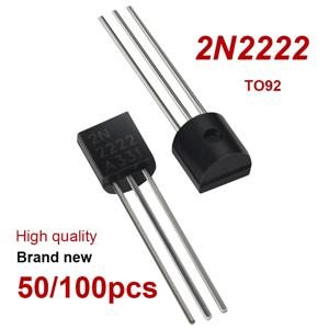 50/100PCS 트랜지스터 키트 2N2222 TO92 NPN 30v 800MA 트랜지스터 전자 키트