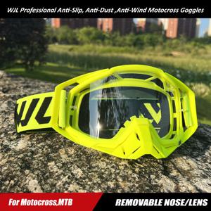 WJL Motocross 안경 오토바이 선글라스 남자 MTB ATV 마스크 방풍 보호 스키 사이클링 레이싱 오프로드 고글