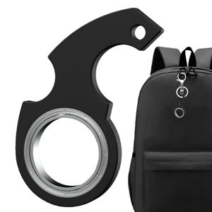 아이 손가락 끝 회전 열쇠 고리 회 전자 스트레스 장난감 금속 Fidget 장난감 손가락 열쇠 고리 지루함을 완화 파티 선물 턴테이블 키 체인