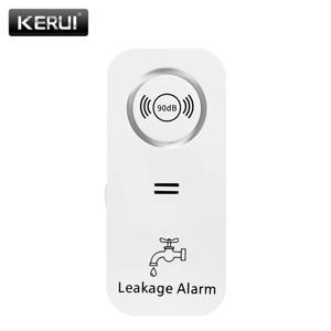 KERUI 무선 물 센서, 90dB 경보, 누수 감지기, 누출 및 물방울 경보 모니터링, 주방 욕실 지하실용