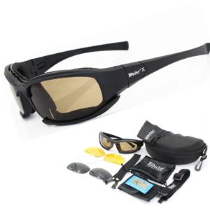 데이지 X7 안경 남자 군사 편광 선글라스 방탄 airsoft 슈팅 Gafas 연기 렌즈 오토바이 사이클링 고글