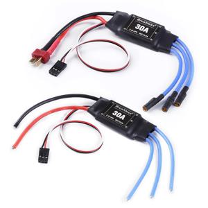 XXD 브러시리스 30A ESC 2-4S Rc 멀티콥터 헬리콥터 비행기용 5V 2A BEC가 있는 전기 속도 컨트롤러