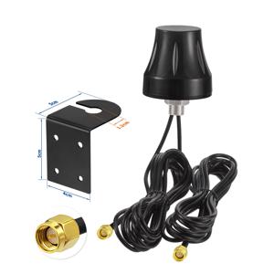 Superbat 3dbi 4G LTE 듀얼 실외 MIMO 고정 브래킷 벽 장착 안테나 SMA Male for CPE 라우터 핫스팟 IoT 게이트웨이 산업용
