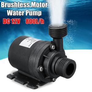 울트라 조용한 워터 펌프 미니 DC12V/24V 브러시리스 모터 잠수정 수족관 워터 펌프 어댑터 물고기 탱크 정원에 대한 연못 분수