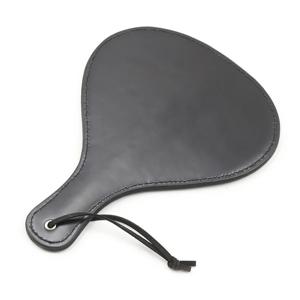 23CM 라운드 블랙 PU 가죽 스팽크, 말 훈련을위한 말 채찍 Flog 스팽크 패들 작물 승마 박쥐