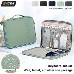 EMTRA 타블렛 핸드백 iPad Mini 6 케이스 Air 4 5 Pro 11 12.9 XiaoMi Pad 5 10 kindle 케이스 충격 방지 파우치 용 7th/8th/9th 커버
