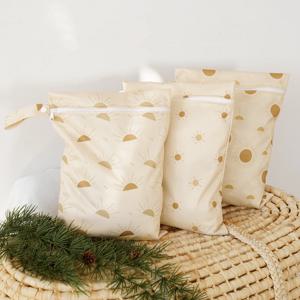 Happyflute 28cmx36cm 생태 천 기저귀 통기성 기저귀 세탁 가능 재사용 가능한 Wetbag