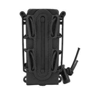 9mm 권총 매거진 캐리어 홀스터 소프트 쉘 전술 잡지 파우치 홀더, Molle 클립 및 벨트 클립 포함 Airsoft Shooting