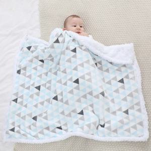 아기 담요 따뜻한 양털 열 신생아 부드러운 유모차 수면 커버 유아 침구 Swaddle Wrap 부드러운 빨 수있는 두꺼운 담요 이불