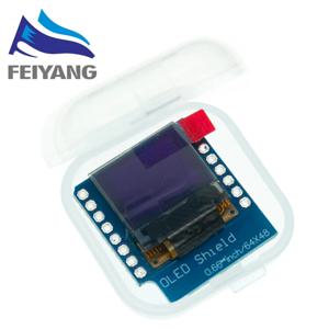 WEMOS D1 MINI ESP32 모듈용 0.66 인치 OLED 디스플레이 모듈 AVR STM32 64x48 0.66 