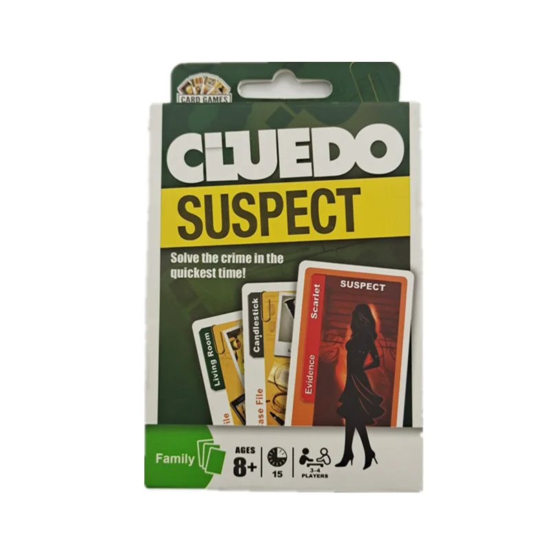 최신 Cluedo 카드 게임 클래식 미스터리 게임 Vrije Tijd En Entertainment 멀티플레이어 Interactieve Kaarten