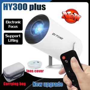 DITONG hy300 pro 새로운 프로젝터 4K 안드로이드 Wifi 1080P 1280*720P HD 홈 시네마 야외 휴대용 비디오 영화 led 미니 프로젝터
