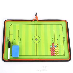 코치 전술 보드 마그네틱 지퍼 축구 전술 보드 코치 전술 보드 펜 클립 보드가있는 접이식 전략 보드 Hot