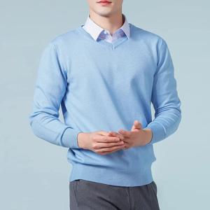 남성용 슈퍼 캐시미어 스웨터, 두꺼운 풀오버, 따뜻한 클래식 V넥 의류, 남성 점퍼, 저지, 풀 옴므, 가을, 겨울