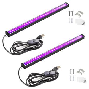 5V UV 블랙 라이트 UV T5 튜브 6W 자외선 램프 전구 395nm UVA 네일 드라이 램프 돈 탐지기 장식 블랙 라이트