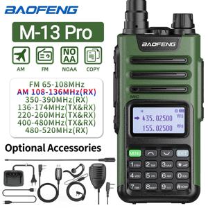 Baofeng M-13 프로 워키토키 에어 밴드 무선 복사 주파수 USB 충전기, 장거리 양방향 라디오 트랜시버 업그레이드, UV K5