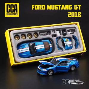 CCA MSZ 1:42 2018 포드 머스탱 GT 합금 장난감 자동차 모델 레이싱 합금 조립 시리즈 스포츠카 피팅 스타일