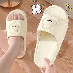 여성용 멋진 슬리퍼, 새로운 여름 실내 집, 욕실, 욕조, 조용한, 외부 착용, 남성용 미끄럼 방지 커플 슬리퍼