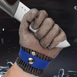 스테인레스 스틸 장갑, 절단 방지 안전 절단 방지, 손 보호, 금속 고기 메쉬 장갑, 정육점 와이어 나이프, 찔림 방지