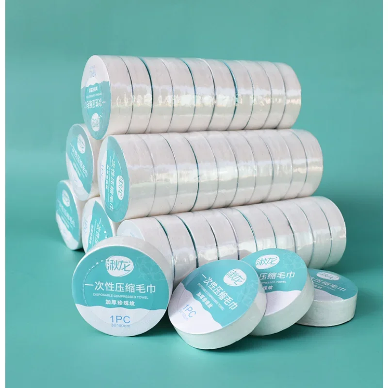 10PCS 세트 압축 수건 여행 빠른 건조 수건 여행 일회용 호텔 빨 수있는 천 수건 냅킨 수건 야외 여행