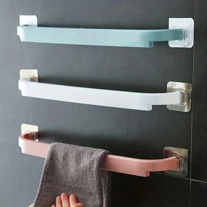 1pcs 확장 수건 걸이 벽걸이 형 슬리퍼 홀더 여러 저장 옵션이있는 욕실 주최자 욕실 액세서리